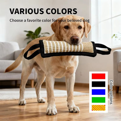 Durable Natural Jute Interactive Dog Tug Toy